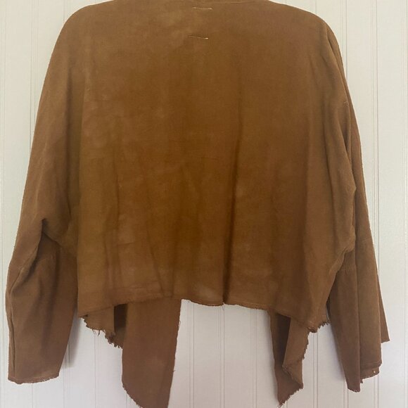 Sparrow Co Spirit Wrap Raw Silk Terracotta One Size - Picture 4 of 5